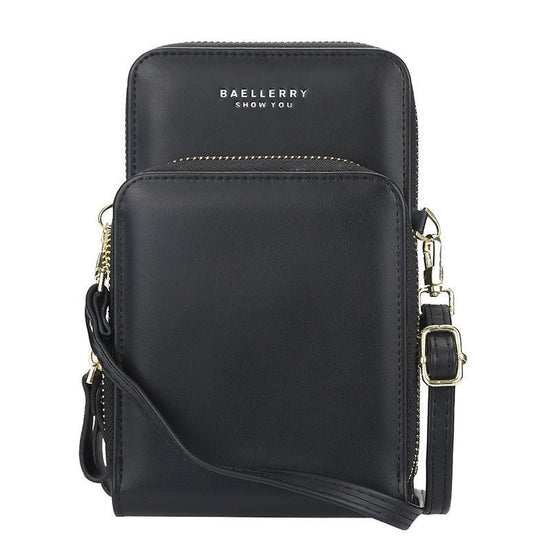 Large Capacity Crossbody Shoulder Bags For Women Fashion Zipper Mobile Phone Bag $31.72 Dana Fashion Color: Black Women's Bags Product information: Fabric texture: PU Lining texture: synthetic leather Bag shapes: square vertical section Bag trend style: s