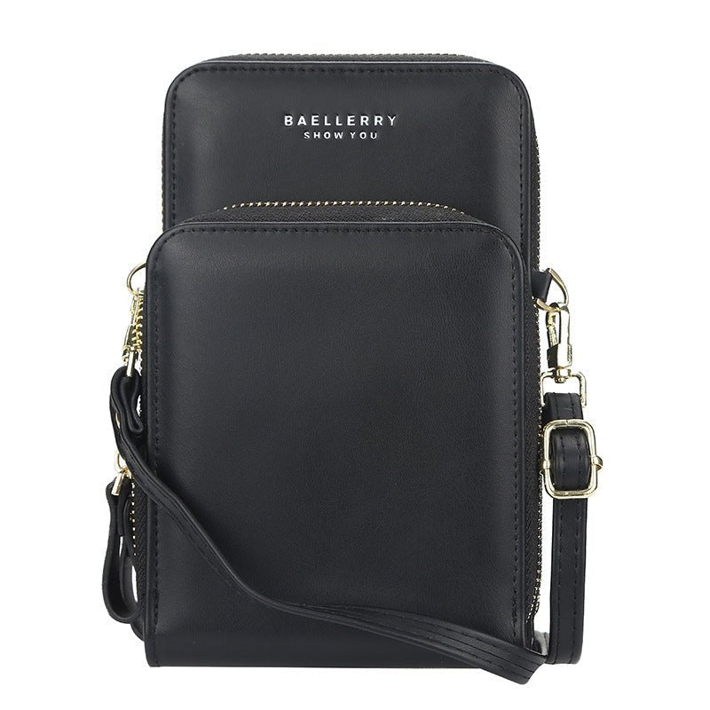 Large Capacity Crossbody Shoulder Bags For Women Fashion Zipper Mobile Phone Bag $31.72 Dana Fashion Color: Black Women's Bags Product information: Fabric texture: PU Lining texture: synthetic leather Bag shapes: square vertical section Bag trend style: s