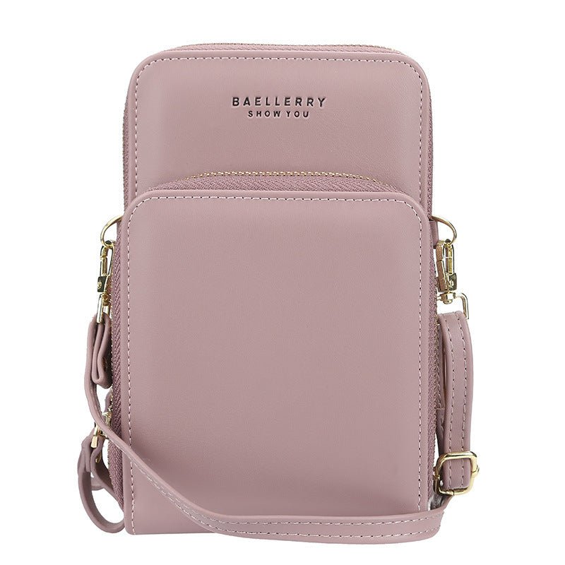Large Capacity Crossbody Shoulder Bags For Women Fashion Zipper Mobile Phone Bag $31.72 Dana Fashion Color: Purple Women's Bags Product information: Fabric texture: PU Lining texture: synthetic leather Bag shapes: square vertical section Bag trend style: