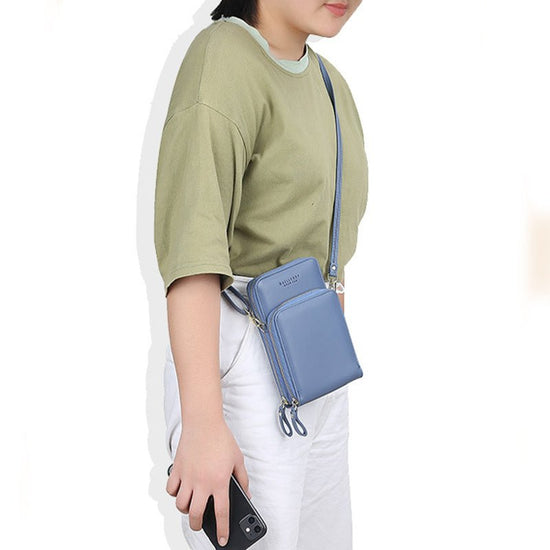 Large Capacity Crossbody Shoulder Bags For Women Fashion Zipper Mobile Phone Bag $31.72 Dana Fashion Color: Black Women's Bags Product information: Fabric texture: PU Lining texture: synthetic leather Bag shapes: square vertical section Bag trend style: s