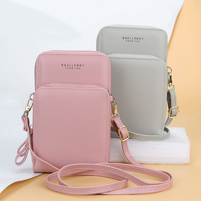 Large Capacity Crossbody Shoulder Bags For Women Fashion Zipper Mobile Phone Bag $31.72 Dana Fashion Color: Black Women's Bags Product information: Fabric texture: PU Lining texture: synthetic leather Bag shapes: square vertical section Bag trend style: s