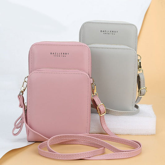Large Capacity Crossbody Shoulder Bags For Women Fashion Zipper Mobile Phone Bag $31.72 Dana Fashion Color: Black Women's Bags Product information: Fabric texture: PU Lining texture: synthetic leather Bag shapes: square vertical section Bag trend style: s
