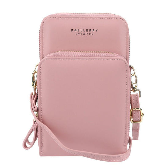 Large Capacity Crossbody Shoulder Bags For Women Fashion Zipper Mobile Phone Bag $31.72 Dana Fashion Color: Pink Women's Bags Product information: Fabric texture: PU Lining texture: synthetic leather Bag shapes: square vertical section Bag trend style: sm