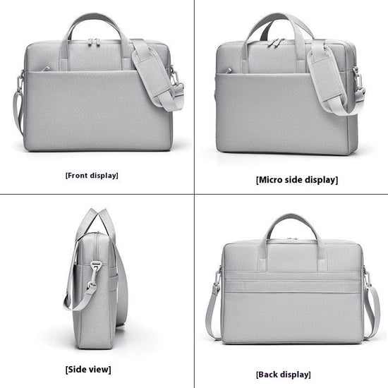Large Capacity One Shoulder Waterproof Shockproof 15-16 Inch Laptop Bag $55.00 Dana Fashion Color: Black Size: 14 inches Women's Bags Product information: Pattern: solid color Lining texture: Polyester Color: light gray, black, sky blue, pink Applicable g