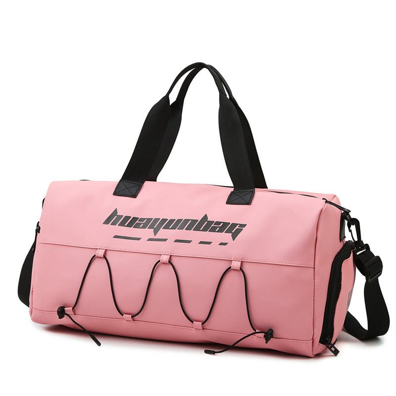 Large Capacity Travel Bag Dry Wet Separation Fashion Sports Fitness $40.90 Dana Fashion Color: Pink Women's Bags Product information: Lining texture: Polyester Pattern: solid color Applicable scenario: leisure travel Color: creamy-white, black, khaki, blu
