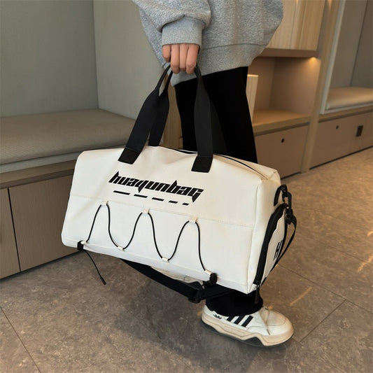 Large Capacity Travel Bag Dry Wet Separation Fashion Sports Fitness $40.90 Dana Fashion Color: Beige Women's Bags Product information: Lining texture: Polyester Pattern: solid color Applicable scenario: leisure travel Color: creamy-white, black, khaki, bl