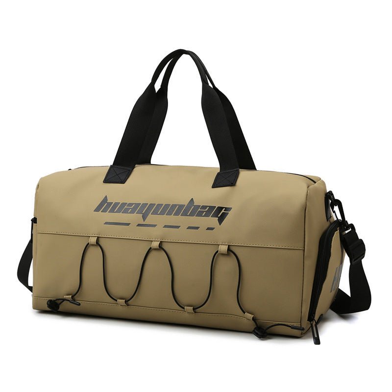 Large Capacity Travel Bag Dry Wet Separation Fashion Sports Fitness $40.90 Dana Fashion Color: Khaki Women's Bags Product information: Lining texture: Polyester Pattern: solid color Applicable scenario: leisure travel Color: creamy-white, black, khaki, bl