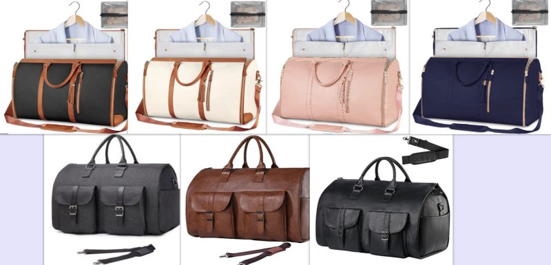 Large Capacity Travel Duffle Bag Women's Handbag Folding Suit Bag Waterproof Clothes Totes $329.00 Dana Fashion Color: Set34 Women's Bags Overview: Unique design, stylish and beautiful. Good material, comfortable wear. A variety of colors, any choice. Pro