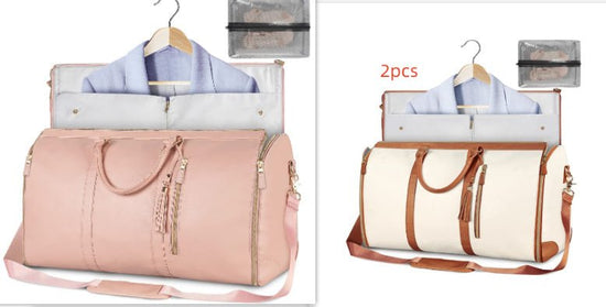 Large Capacity Travel Duffle Bag Women's Handbag Folding Suit Bag Waterproof Clothes Totes $140.00 Dana Fashion Color: Set21 Women's Bags Overview: Unique design, stylish and beautiful. Good material, comfortable wear. A variety of colors, any choice. Pro