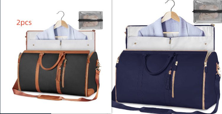 Large Capacity Travel Duffle Bag Women's Handbag Folding Suit Bag Waterproof Clothes Totes $169.00 Dana Fashion Color: Set23 Women's Bags Overview: Unique design, stylish and beautiful. Good material, comfortable wear. A variety of colors, any choice. Pro
