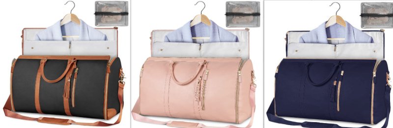 Large Capacity Travel Duffle Bag Women's Handbag Folding Suit Bag Waterproof Clothes Totes $150.00 Dana Fashion Color: Set16 Women's Bags Overview: Unique design, stylish and beautiful. Good material, comfortable wear. A variety of colors, any choice. Pro