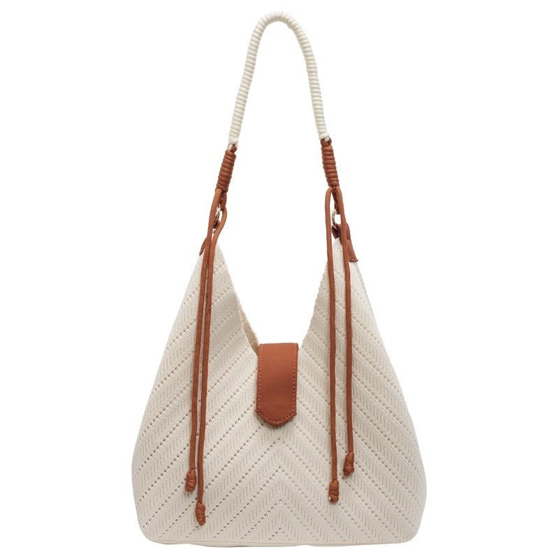Large Capacity Underarm Tote Bag Commuting Large Bag $52.74 Dana Fashion Color: Creamy White Women's Bags Product information: Lining texture: Polyester Applicable scenario: Daily configuration Color: black, khaki, Milky White Outer bag type: None Hardnes