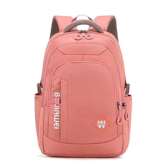 Large Capacity Waterproof Backpack For Girls $58.08 Dana Fashion Color: Pink Women's Bags Product information: Pattern: Letters Lining texture: Polyester Applicable scenario: School Education Color: purple [without pendants], Blue [without pendants], Blac