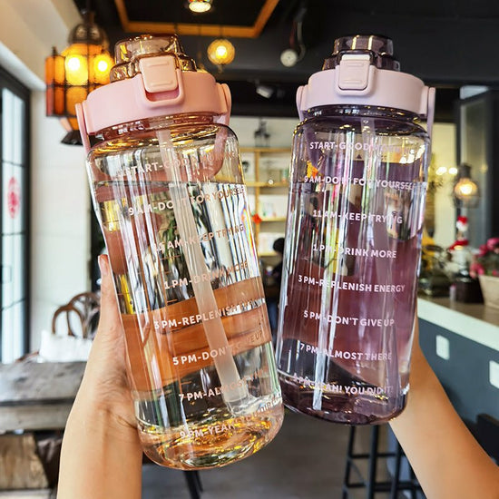 Large Plastic Cup Portable Water Bottle $45.50 Dana Fashion Color: Black Capacity size: 2000ML Dana's Kitchen Product infor mation: Product category: Large capacity water cup S tyle: Japanese Function: Environmental protection Structure: Single layer Patt