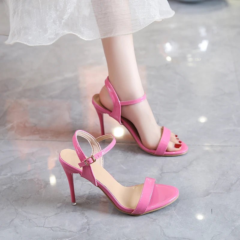 Large Sandals for Women 2023 New Fashion Round Toe Soft $24.99 Dana Fashion Color: Rosy Red Shoe Size: 43 Heel Height: High (5cm-8cm With Platforms: Yes Platform Height: 0-3cm Hign-concerned Chemical: None Sandal Type: Ankle Strap Occasion: Party Upper Ma