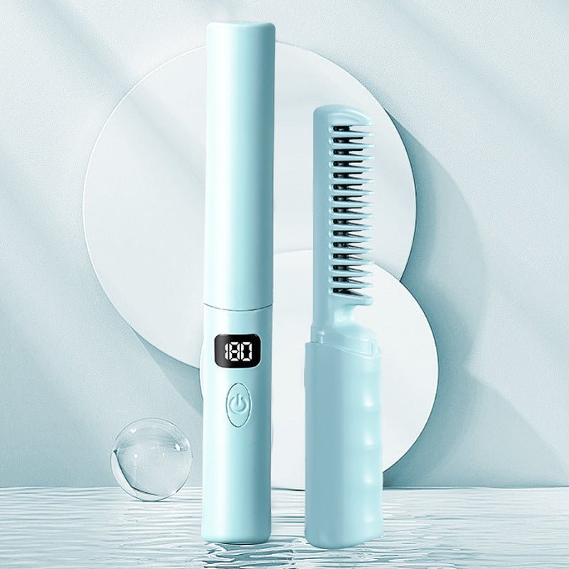 LCD Charging Portable Straight Comb $28.99 Dana Fashion Color: Blue Power source: USB Beauty Tools Product information: Power supply: pink, purple, blue Power supply mode: Wireless (lithium battery) Color: 3 colors Rated Voltage: 50 Type: straight comb Pr