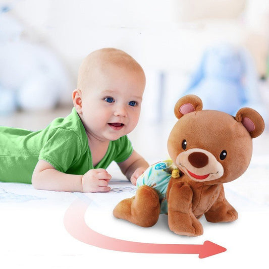 Learn To Crawl Boo Bear Guide Crawl Baby Toys $151.72 Dana Fashion Color: Grey Toys & Hobbies Product information: Packing: In bags Item number: Climbing Bear Specifications: Learn to climb baby elephant (blue), learn to climb Bubu bear Applicable gender: