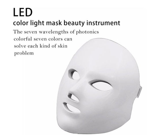 Led Facial beauty instrument $55.00 Dana Fashion Model: AU Style: 7color Beauty Tools 7 colors Led mask Facial beauty skin care rejuvenation wrinkles acne removal face beauty therapy whitening tightening instrument advantage: 1. LED light is another impor