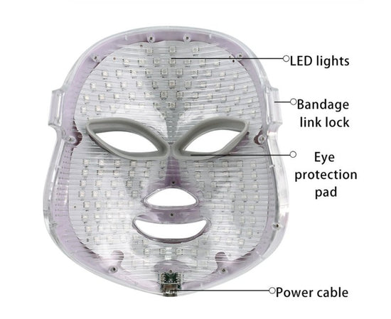 Led Facial beauty instrument $55.00 Dana Fashion Model: AU Style: 7color Beauty Tools 7 colors Led mask Facial beauty skin care rejuvenation wrinkles acne removal face beauty therapy whitening tightening instrument advantage: 1. LED light is another impor