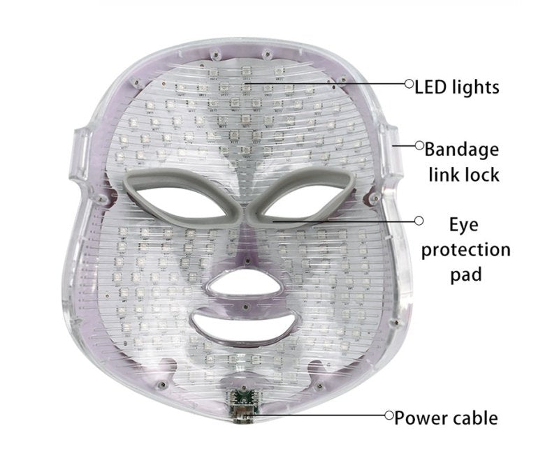 Led Facial beauty instrument $55.00 Dana Fashion Model: AU Style: 7color Beauty Tools 7 colors Led mask Facial beauty skin care rejuvenation wrinkles acne removal face beauty therapy whitening tightening instrument advantage: 1. LED light is another impor