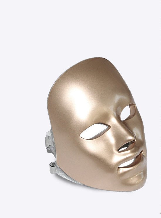 Led Facial beauty instrument $45.99 Dana Fashion Model: AU Style: Golden Beauty Tools 7 colors Led mask Facial beauty skin care rejuvenation wrinkles acne removal face beauty therapy whitening tightening instrument advantage: 1. LED light is another impor