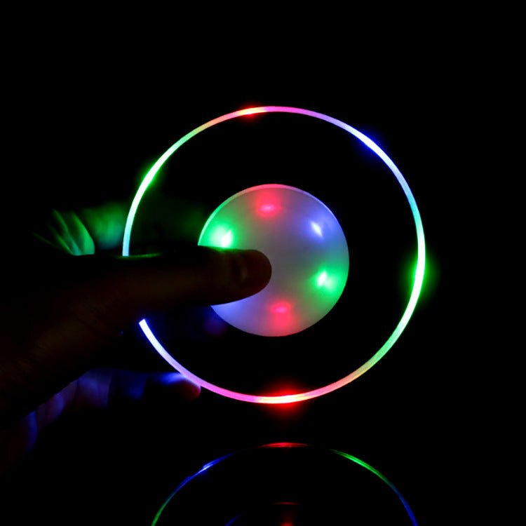 LED Glow Coaster Acrylic Crystal Emitting Luminous Bar Cocktail Mug Stand Light Coasters Flashing Base Tableware Decoration Pads $19.50 Dana Fashion Color: Round Color Light Dana's Kitchen Overview: 1. Fast flashing, slow flashing, steady flashing, led co