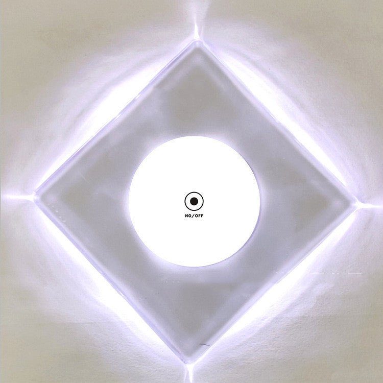 LED Glow Coaster Acrylic Crystal Emitting Luminous Bar Cocktail Mug Stand Light Coasters Flashing Base Tableware Decoration Pads $19.50 Dana Fashion Color: Square White Light Dana's Kitchen Overview: 1. Fast flashing, slow flashing, steady flashing, led c