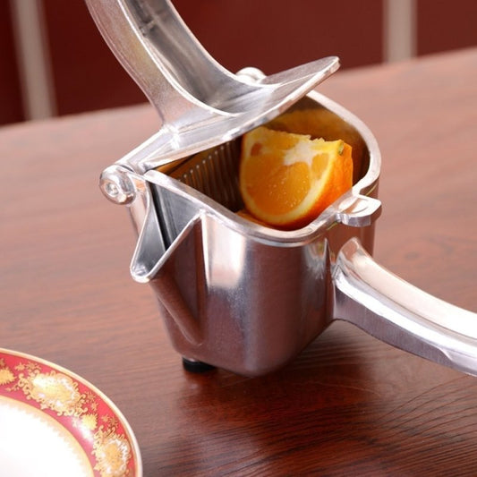 Lemon Squeezer $59.50 Dana Fashion Color: Silver Dana's Kitchen heavy duty lemon and lime squeezer, made from high-quality aluminum alloy and steel which gives it a long life and prevents rusting. The Premium quality of lemon and lime squeezer makes sure