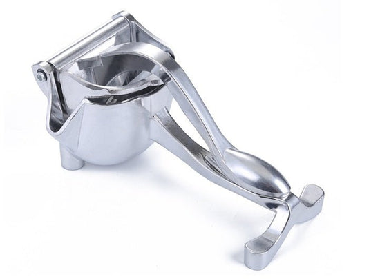Lemon Squeezer $59.50 Dana Fashion Color: Silver Dana's Kitchen heavy duty lemon and lime squeezer, made from high-quality aluminum alloy and steel which gives it a long life and prevents rusting. The Premium quality of lemon and lime squeezer makes sure