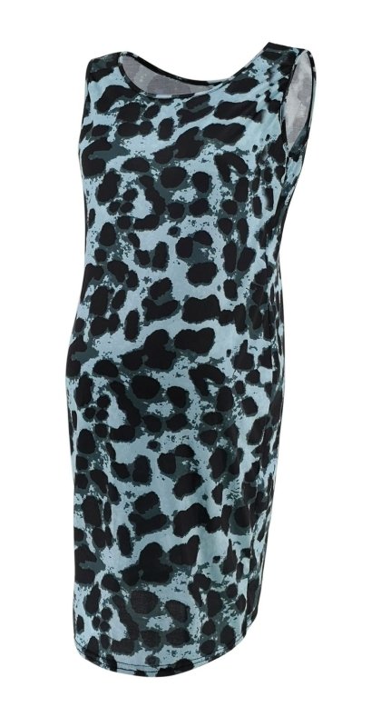 Leopard Dress Summer Sleeveless Pregnant Women $16.83 Dana Fashion Color: Navy Blue Size: L Baby & Mother Leopard Dress Summer Sleeveless Pregnant Women Maternity Sleeveless Dresses Casual Silm Pencil Bodycon Dress Womens Dresses Skirt length: MIDI skirt
