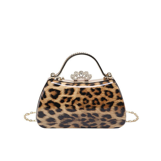 Leopard Print Fashion Retro Crossbody Bag For Women $41.03 Dana Fashion Color: Black Women's Bags Product information: Color: black, yellow, brown Hardness: medium hard Material: PU Suitcase shape: round Popular elements: Leopard print Number of shoulder