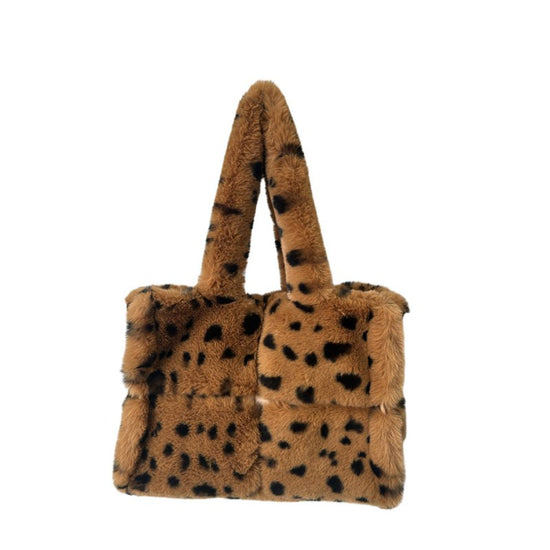 Leopard Print Tote Shoulder Messenger Bag Large Capacity $59.00 Dana Fashion Color: Brown Women's Bags Product information: Color: pink leopard print, light khaki, leopard print, gray leopard print, brown leopard print, white leopard print Applicable Gend