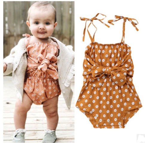 Leora Summer Romper $15.03 Dana Fashion Color: Orange Size: 100cm Baby Clothing Source category: Spot Made of: Cotton Style: Korean Style: short climb size clothes chest age 70 35.5 19 0-6M 80 37 20 6-12M 90 38.5 21 12-18M 100 40 22 18-24M 1. Asian sizes