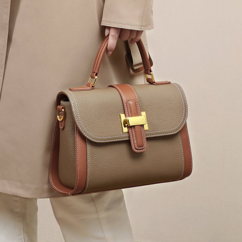 Light Luxury One-shoulder Versatile Advanced Texture Fashion Handbag $89.00 Dana Fashion Color: Elephant Gray Office Version Women's Bags Product information: Lining texture: Polyester Applicable scenarios: Daily matching Color: elephant gray (viney), ele
