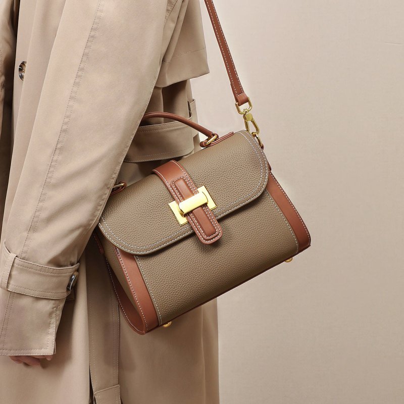 Light Luxury One-shoulder Versatile Advanced Texture Fashion Handbag $89.00 Dana Fashion Color: Elephant Gray Office Version Women's Bags Product information: Lining texture: Polyester Applicable scenarios: Daily matching Color: elephant gray (viney), ele
