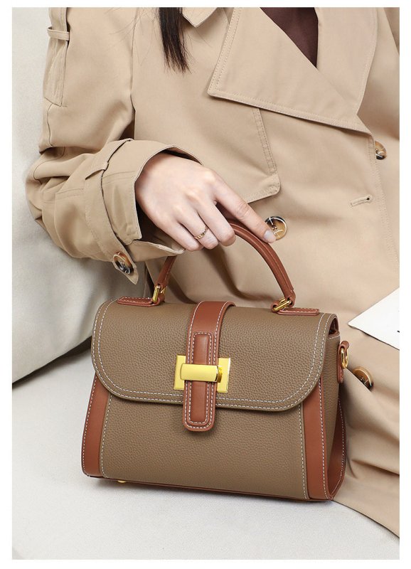 Light Luxury One-shoulder Versatile Advanced Texture Fashion Handbag $89.00 Dana Fashion Color: Elephant Gray Office Version Women's Bags Product information: Lining texture: Polyester Applicable scenarios: Daily matching Color: elephant gray (viney), ele