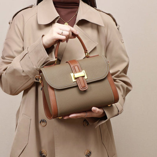 Light Luxury One-shoulder Versatile Advanced Texture Fashion Handbag $89.00 Dana Fashion Color: Elephant Gray Office Version Women's Bags Product information: Lining texture: Polyester Applicable scenarios: Daily matching Color: elephant gray (viney), ele