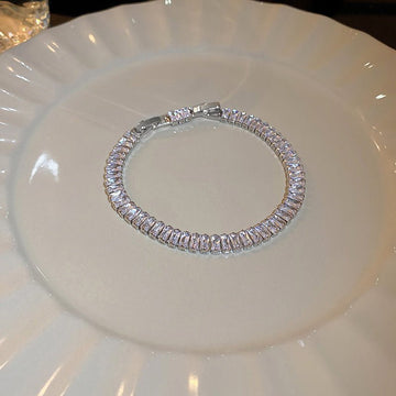 14 Bracelet Silver Rectangular