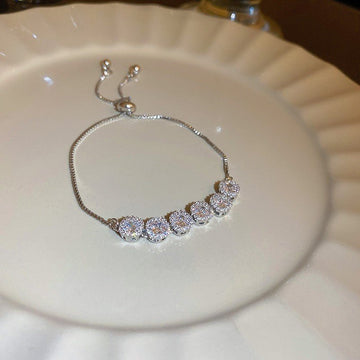 16 Bracelet Silver Square