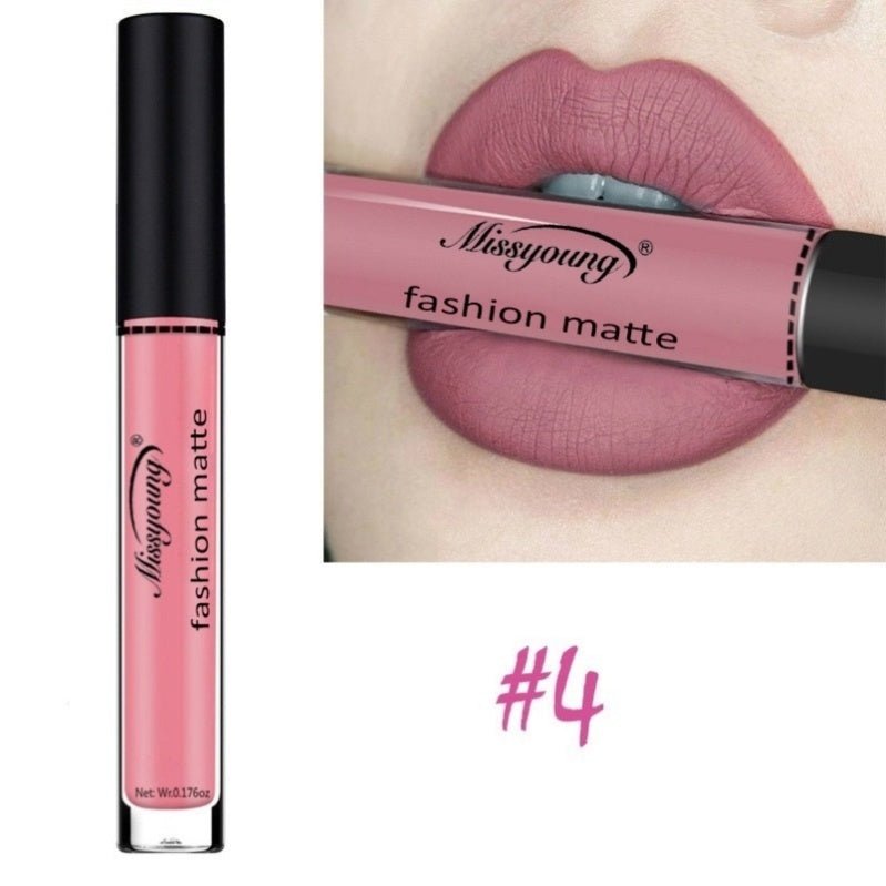 Lip Gloss Liquid Lipstick Non-Stick Cup Matte Makeup Llipstick $19.00 Dana Fashion style: D makeup Product information: Color Classification: (A) K59-L63-1# (B)K86-E70-2# (C)B60-M48-3# (D)K27-I37-4# (E)D27-B30-5# (F)K52-L21-6# (G)K44-B28-7# (H)D52-K20-8#
