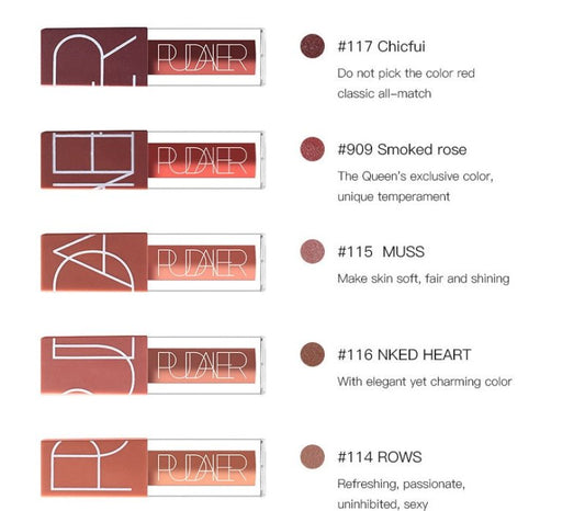 Lip gloss suit $52.82 Dana Fashion Color: P1202 suit makeup Color : Pumpkin color series Size: 18.4*2.4*10.4 (cm) / set