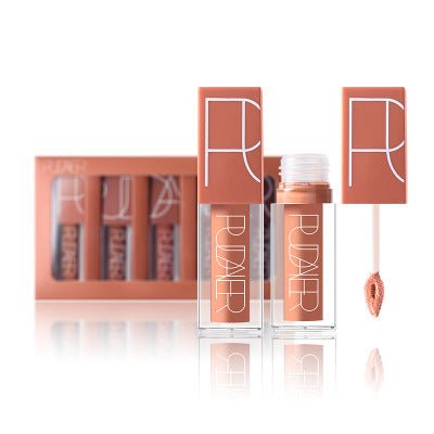Lip gloss suit $52.82 Dana Fashion Color: P1202 suit makeup Color : Pumpkin color series Size: 18.4*2.4*10.4 (cm) / set
