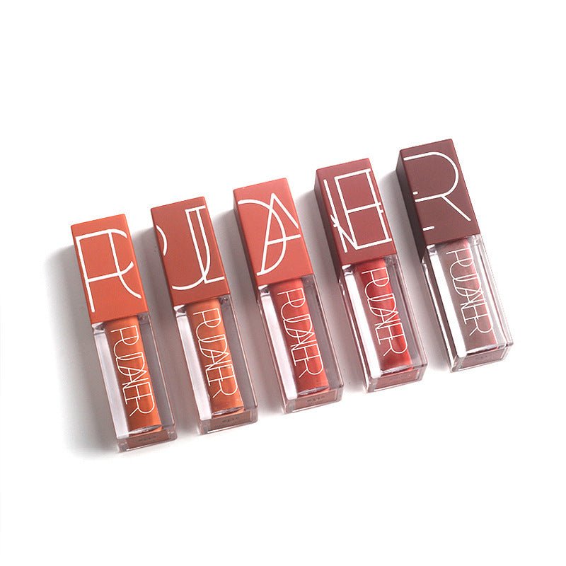 Lip gloss suit $52.82 Dana Fashion Color: P1202 suit makeup Color : Pumpkin color series Size: 18.4*2.4*10.4 (cm) / set