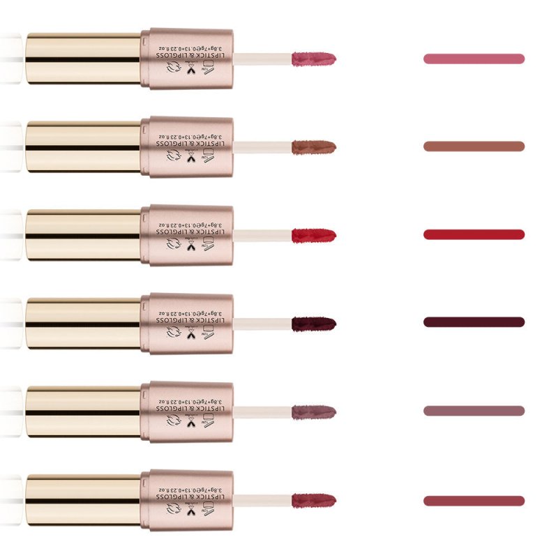 Lip gloss $18.80 Dana Fashion style: 10Style makeup Benefits: Lasting Quantity: 1PCS Lipstick Lip Gloss and Type: Lipstick Ingredients: Lipstick and lip gloss Net weight: 10.5g Size: full size Effect: long lasting, natural, coloring, color lock