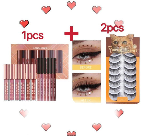 Lip Liner And Lipstick Makeup 12 Pcs Set 6 Matte Lipstick 6 Lip Liner Pens Waterproof Long Lasting Matte Lipstick Beauty Cosmetics Makeup Gift For Girls Lipstick Set $39.99 Dana Fashion Color: SET makeup Overview: 【Lipstick Lip Liner Set】 It comes to incl