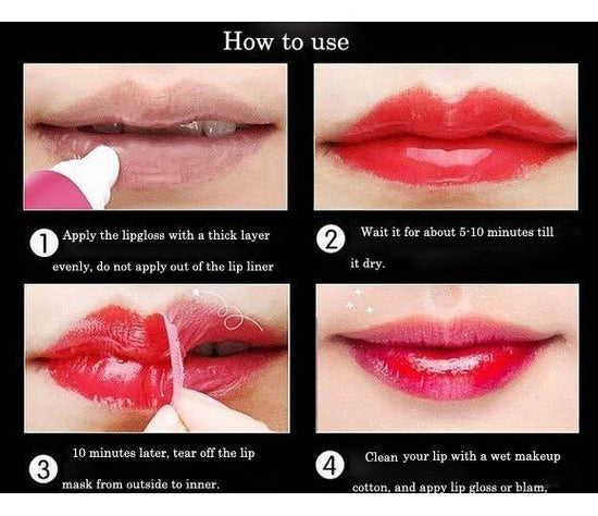 Lip Tattoo $10.05 Dana Fashion Color: Lovely Peach makeup Item Style:Lip Gloss Size:10*2cm Avantage:Moisturizer,Nutritious,Long-lasting,Waterproof Attention: please allow 1-2 cm error of measurement. Tips: 1.Because this is tearing lip gloss,please don\'t
