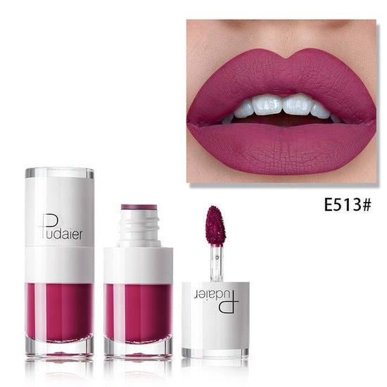 Lipstick 16 color white bottle matte lip gloss lasting moisturizing $19.00 Dana Fashion style: E513 makeup Feature: Product Name: lipstick / Batom / labiales / lipstick / pintalabios / lippenstift / pomadka Labios Red Long-lasting Lipstick Pintalabios Wat
