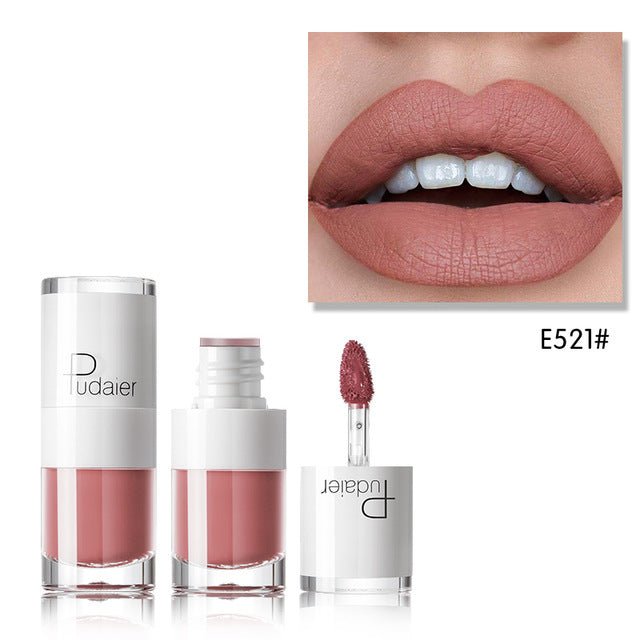 Lipstick 16 color white bottle matte lip gloss lasting moisturizing $19.00 Dana Fashion style: E521 makeup Feature: Product Name: lipstick / Batom / labiales / lipstick / pintalabios / lippenstift / pomadka Labios Red Long-lasting Lipstick Pintalabios Wat
