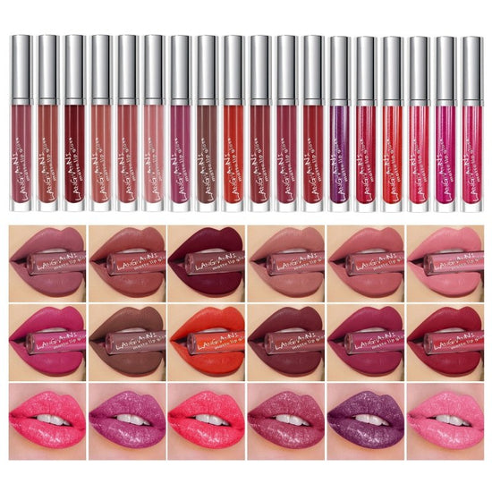 Lipstick 18 Count Lip Gloss Set Matte Velvet Lip Gloss $65.50 Dana Fashion Color: 18Color makeup Product information: Model: L9815-18 color lipstick Style: 18-piece set Category: lip gloss, lipstick, lip gloss Ingredient raw material: oil Packing list: Li