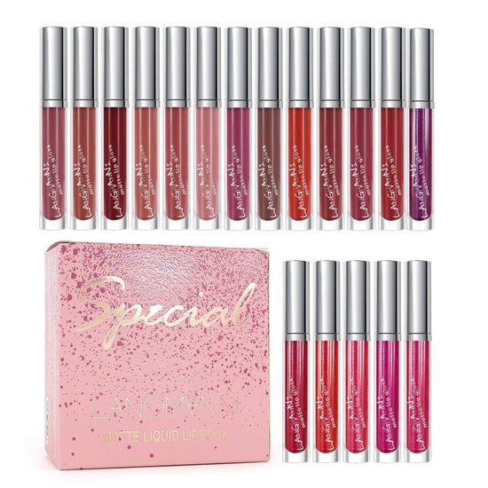 Lipstick 18 Count Lip Gloss Set Matte Velvet Lip Gloss $65.50 Dana Fashion Color: 18Color makeup Product information: Model: L9815-18 color lipstick Style: 18-piece set Category: lip gloss, lipstick, lip gloss Ingredient raw material: oil Packing list: Li